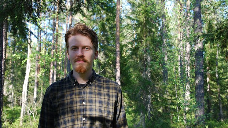 Andreas Schneider, doktorand på Institutionen för fysiologisk botanik vid Umeå universitet. Foto: Laura Hinojosa