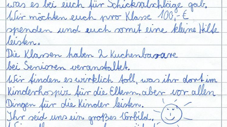 Starker Einsatz für Bärenherz: Schüler der Oberschule Mockrehna spenden dem Kinderhospiz
