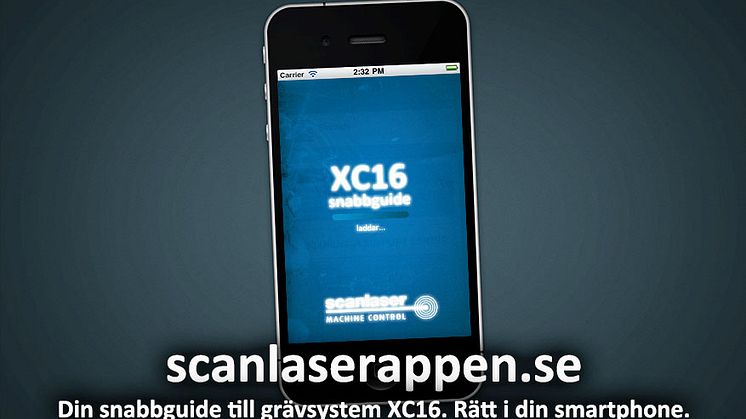 Scanlaser lanserar mobil snabbguide för grävsystem