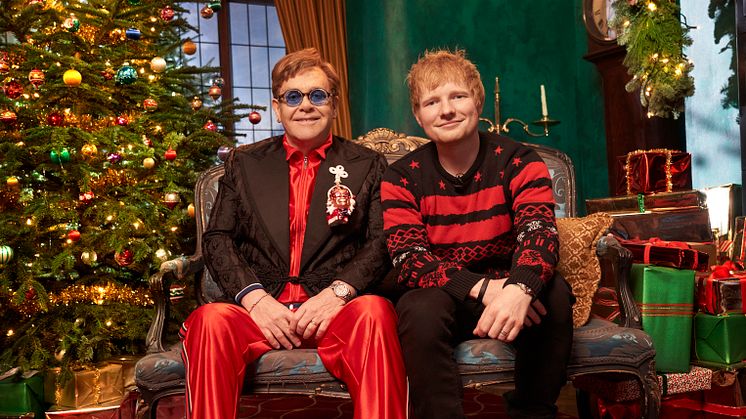 Elton John og Ed Sheeran.