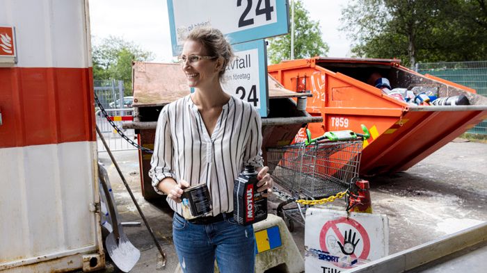 Från och med 2 oktober gäller 15 fria besök på återvinningscentralerna