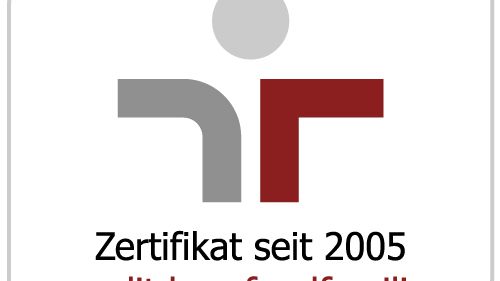 Bereits seit 2005 wird die Barmenia mit dem Zertifikat zum audit berufundfamilie ausgezeichnet 