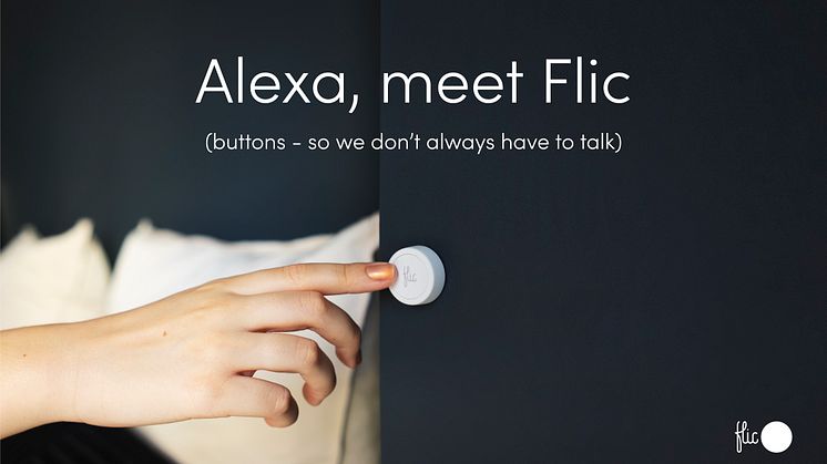 Flic buttons can now trigger Amazon Alexa commands.