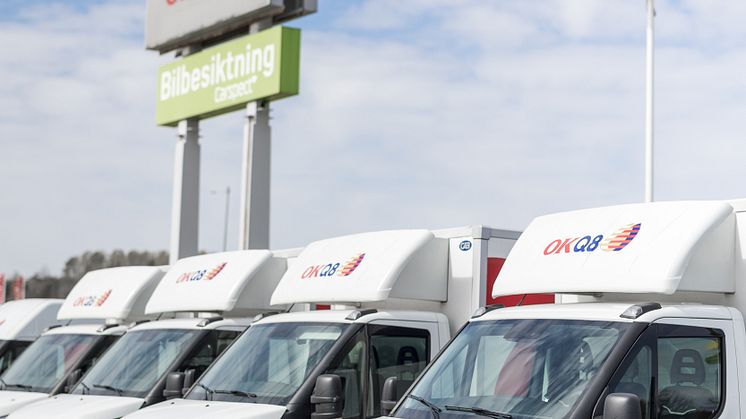 Över 200 nya IVECO-transportbilar levereras till OKQ8