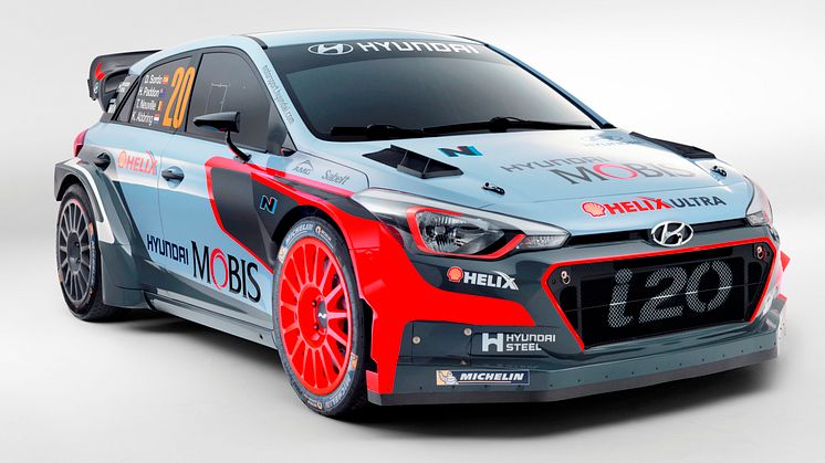 Hyundai kör med tre nya generationens i20 WRC på Rally Sweden – för första gången någonsin