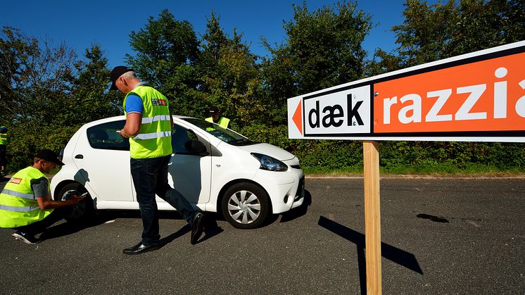 Dækrazzia tilbage på Sjælland
