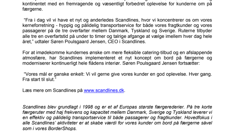 Udsigt til et nyt Scandlines