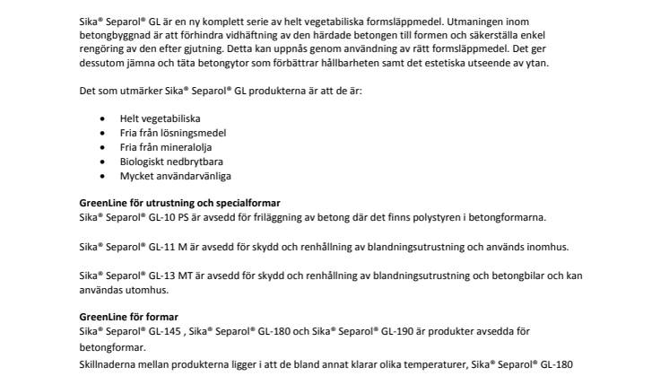Helt naturliga formoljor