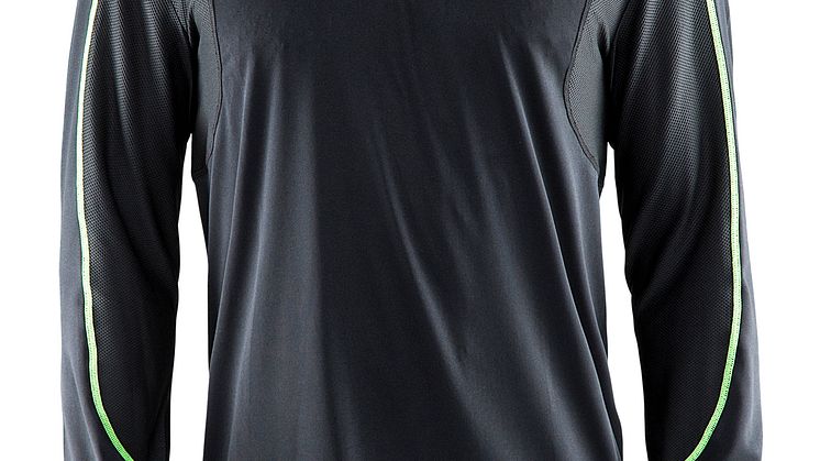 Devotion long sleeve shirt (men) i färgen black/gecko