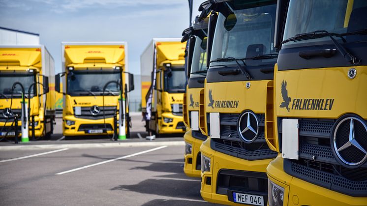 eActros 300 hos Falkenklev Logistik