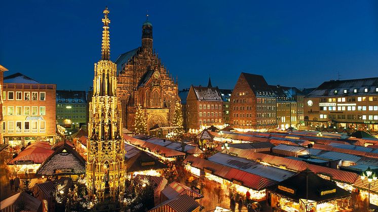 Julmarknaden Christkindlesmarkt i Nürnberg