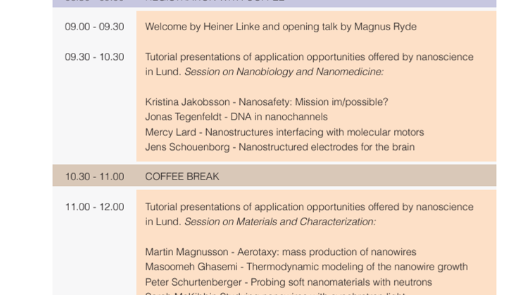 Pressinbjudan: NanoForum: Connect 2014