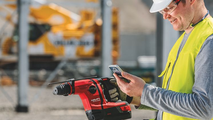 Hilti Connect ger direkt tillgång till verktygsinformation och håller dig uppdaterad om  servicestatus och reparationshistorik.