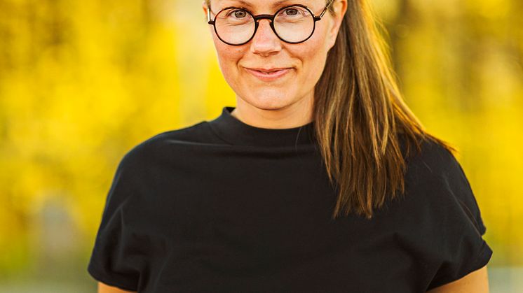 «Høgspenning livsfare» er Helene Guåker si fyrste bok på Samlaget. Foto: Iris Engen Skadal