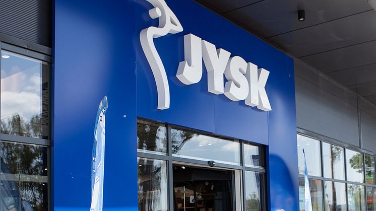 Magazinul JYSK din Bucha a fost redeschis în anul 2022, după retragerea trupelor ruse din zonă