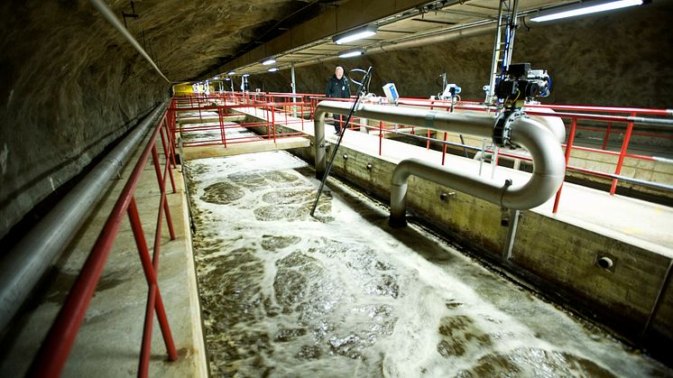 Bromma reningsverk, interiör