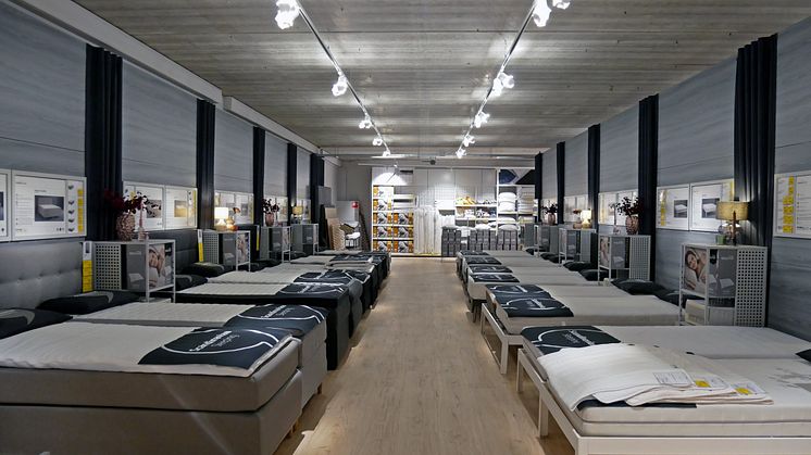 JYSK winkelconcept 3.0 matrasstudio voorbeeld
