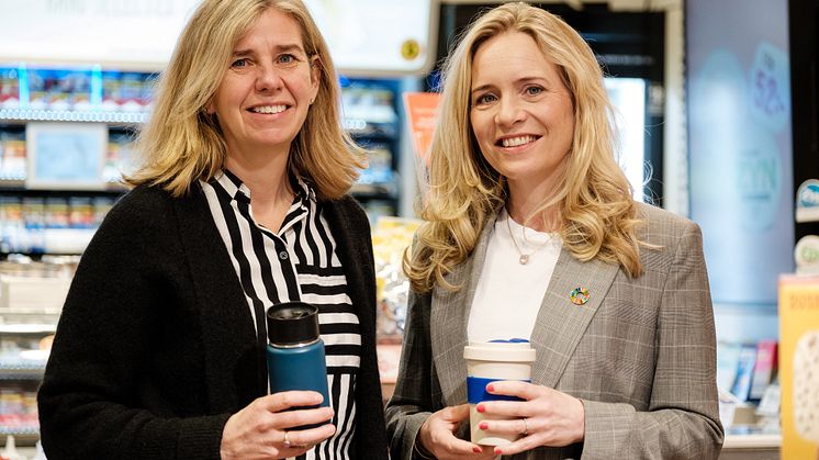 Johanna Ragnartz, VD, stiftelsen Håll Sverige Rent & Mariette Kristenson, VD, Reitan Convenience Sweden