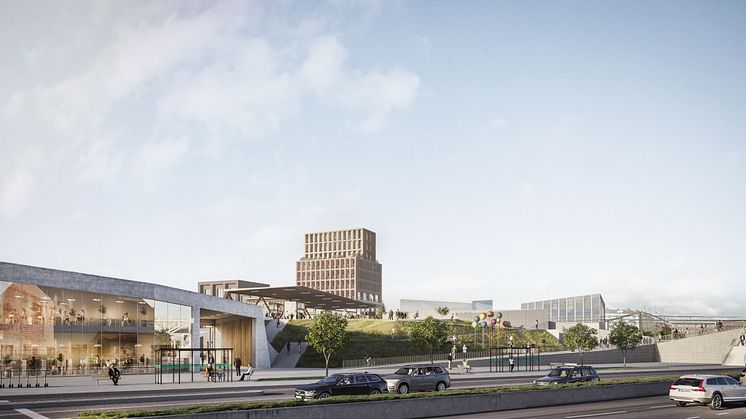 Visionsbild över Resecentrum