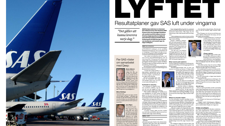 Case: SAS Sverige & Qeep Consulting