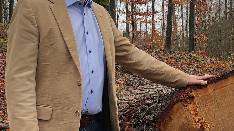 Patric Wichmann, miljö- och hållbarhetschef Woody Bygghandel