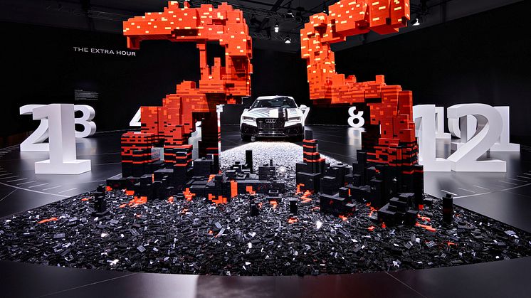 “The extra hour” installation by Audi and the LEGO® Group at Design Miami/