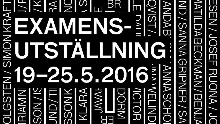 Beckmans examensutställning 2016