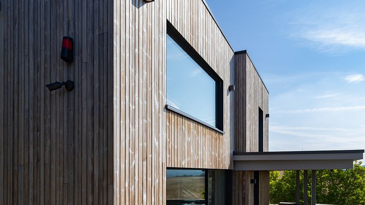 Charakterstark & langlebig: Fassade aus Kebony Character