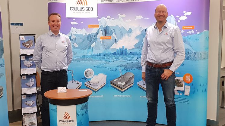 Jubelår: Styreleder Lars Krangnes og daglig leder Atle Gerhardsen i Cautus Geo.