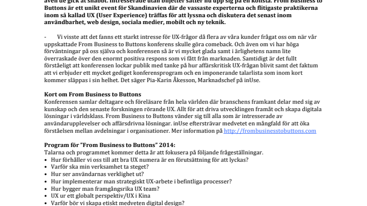 Årets stora UX-konferens snabbt slutsåld