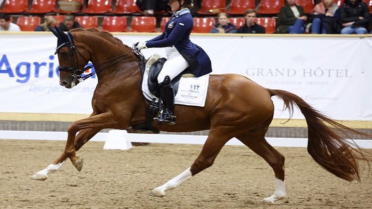 Cecilia Bergåkra och Izack, foto Roland Thunholm