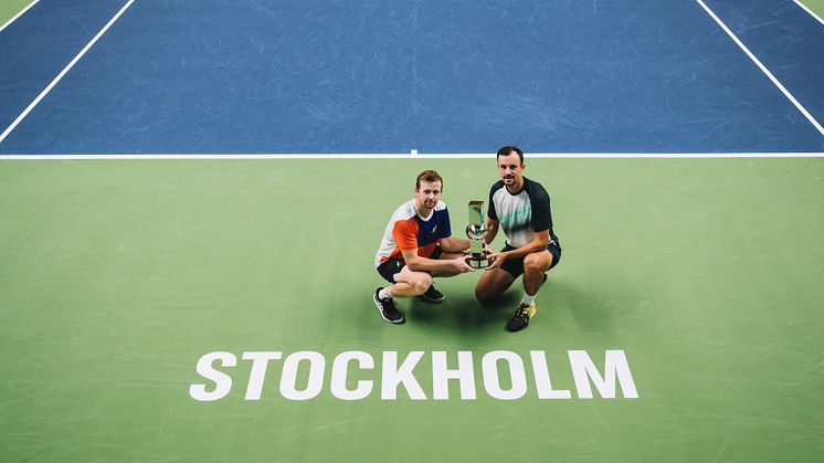 Andrey Golubev och Denys Molchanov i BNP Paribas Nordic Open 2023