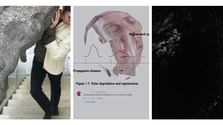 Kandidatutställningar i konst, vernissage den 15 oktober – Fredrik Odenius, Henrik Söderström och Sebastian Eklund