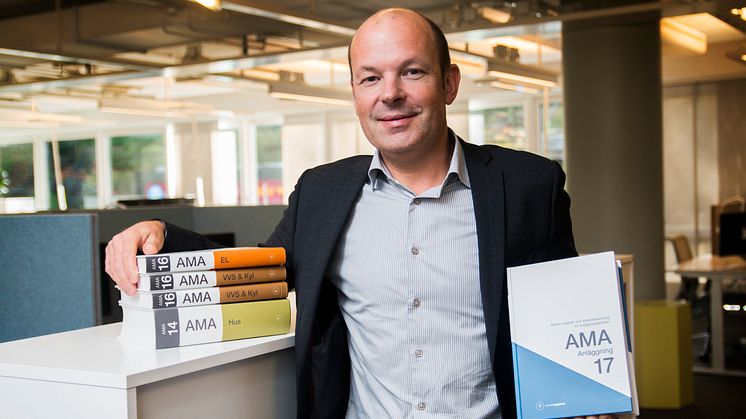 Jan-Olof Edgar, AMA-chef på Svensk Byggtjänst