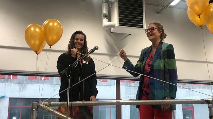 Invigning Konstverket i Telestaden