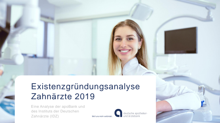 Existenzgründung Zahnärzte 2019 in Zahlen