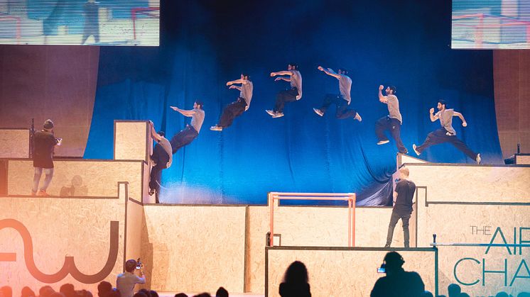 Världseliten inom parkour intar Helsingborg Arena