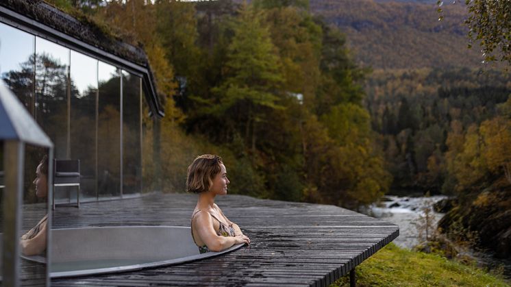 The view from Juvet Landscape Hotel, photo Thetravelbook