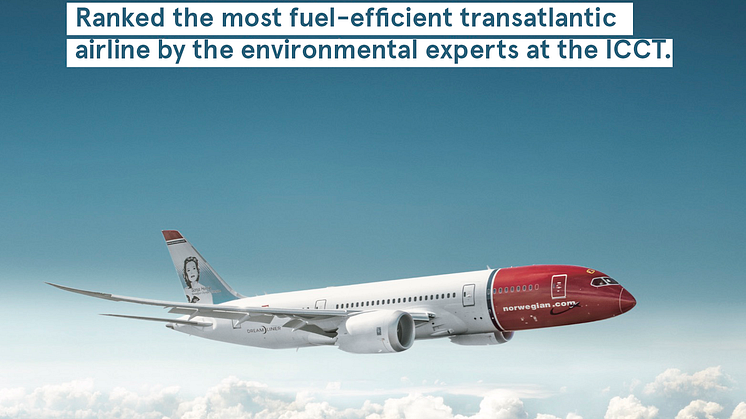 Norwegian ranked most fuel efficient 