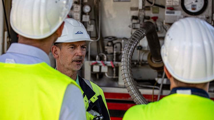 Pressereise Bitterfeld-Leuna / Wasserstoffproduktion Linde
