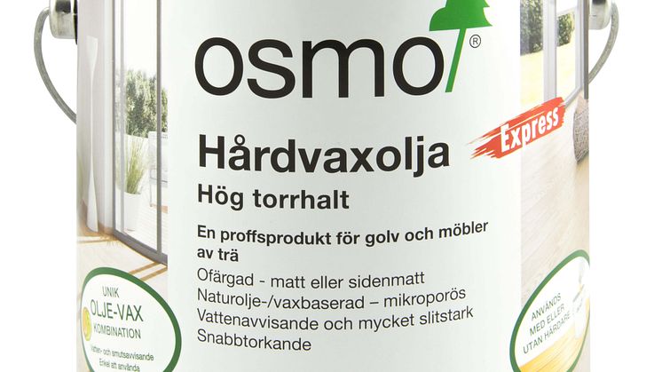 Express-snabb Hårdvaxolja