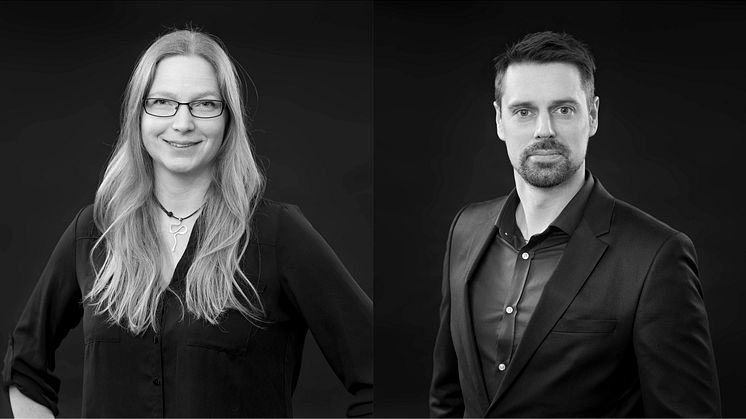 Beatrice Torgnyson Klemme, vd BioDriv Öst och Martin Ahrne, vice vd. Foto: Göran Ekeberg.