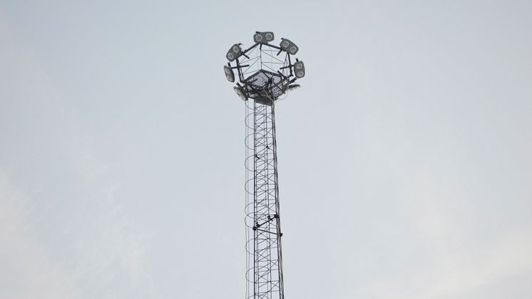 Mastbelysning Piteå Hamn