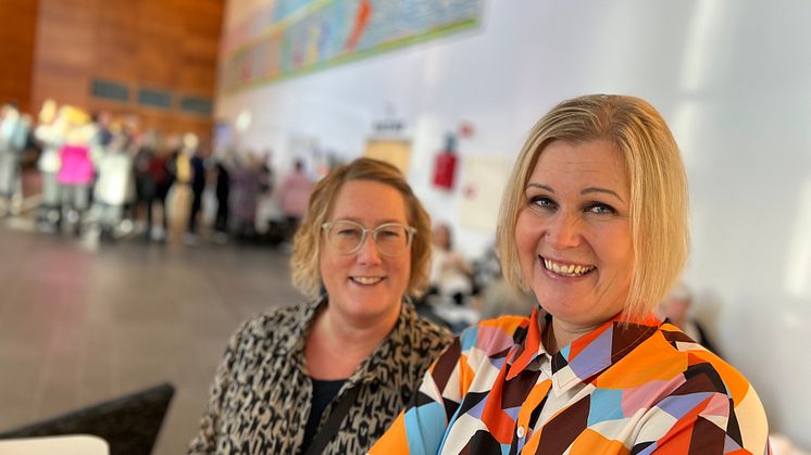 Leena Leijon och Annika Risberg