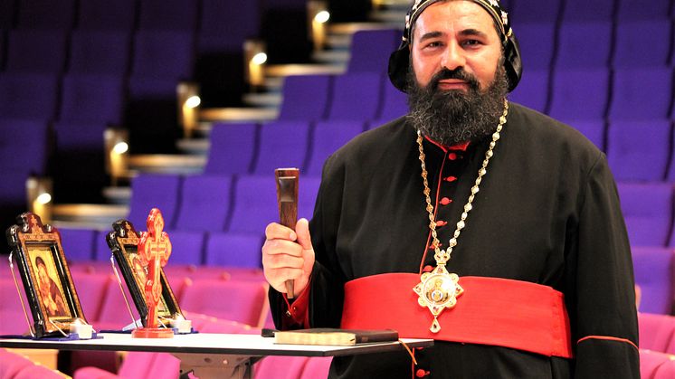 Ärkebiskop Benjamin Atas, Syrisk ortodoxa kyrkan är från och med idag ordförande för Sveriges kristna råd.