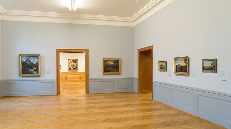 Blick auf Caspar David Friedrichs "Kreidefelsen auf Rügen" (c) Kunst Museum Winterthur