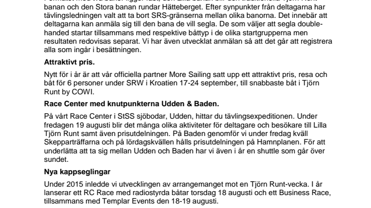 ​Tjörn Runt by COWI – en mötesplats för alla!