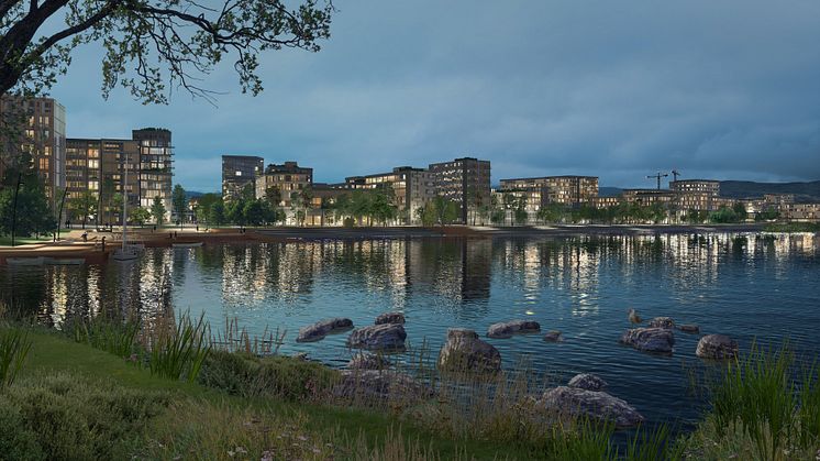 Fjordbyen Lier og Drammen – Skyline