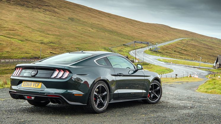 Mustang Bullitt på Isle of man