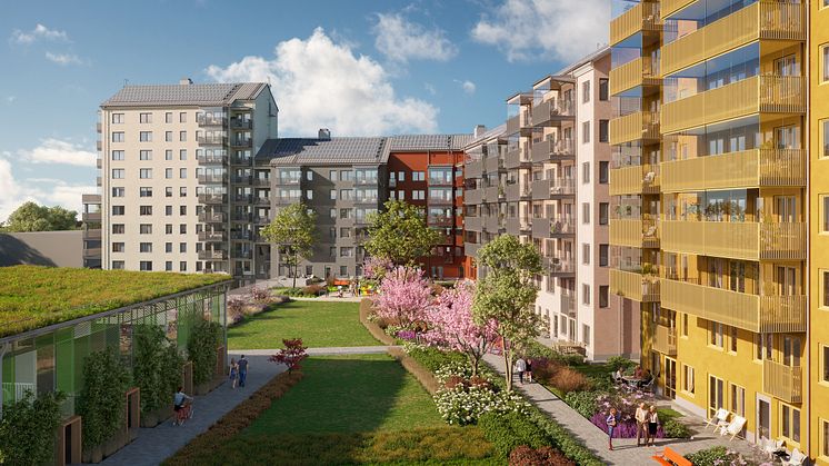 Mimers 183 nyproducerade lägenheter på Öster Mälarstrand är redo för uthyrning.